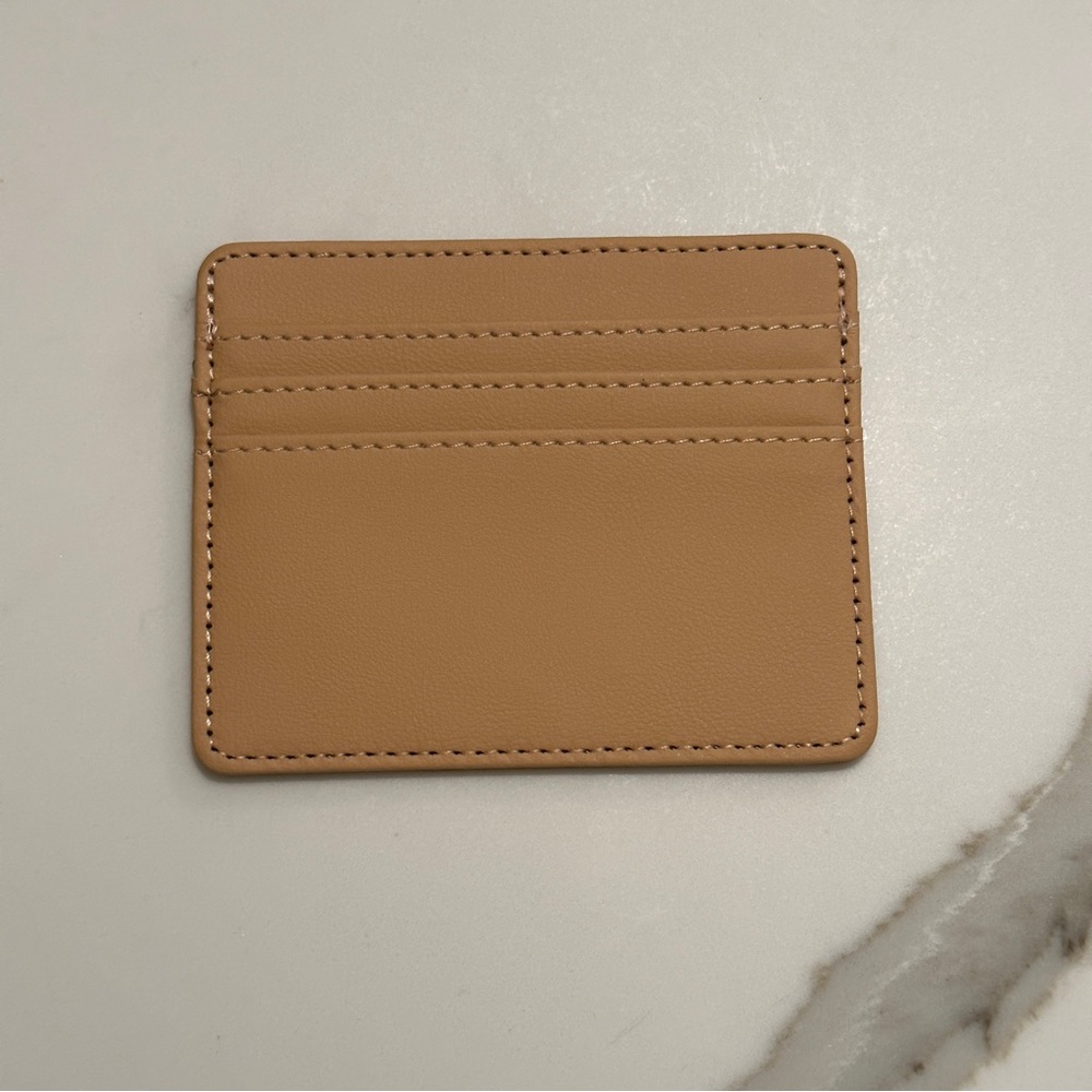 Easy To Carry Leather ID Credit Card Document Men Women Card Holder / 4 Pouch